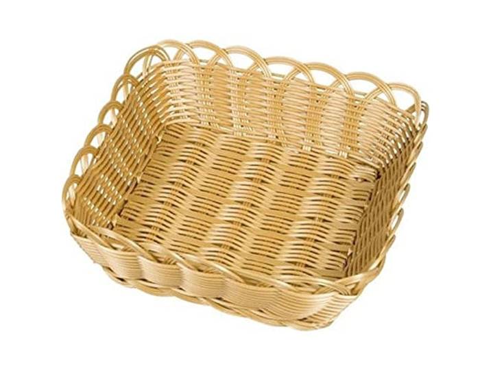 Kesper 17845 Brot- und Obstkorb, 29 x 29 x 9 cm, braun