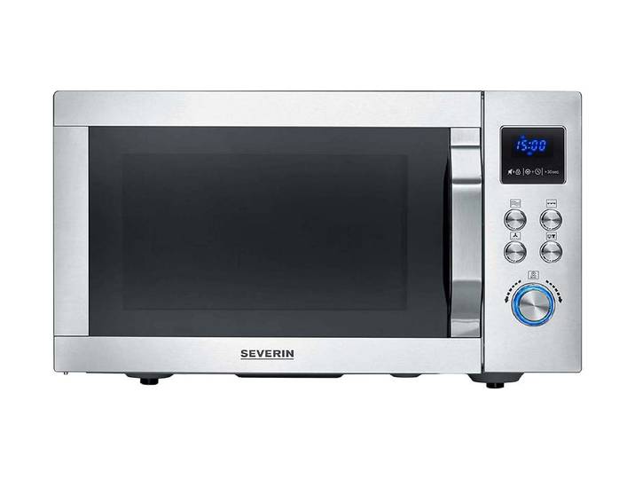 Severin MW7918 Crispywave 4-in-1 Mikrowelle Silber