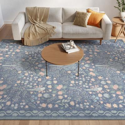 Nourison Botanical Washables Indoor only Chic Floral Area Rug