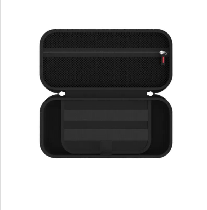 INF Schützende Tragetasche kompatibel mit Nintendo Switch 2 - Reisetasche mit 12 Spielekartenfächern Schwarz