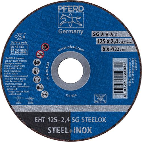 PFERD Trennscheibe SG STEELOX für die Stahl- und Edelstahlbearbeitung