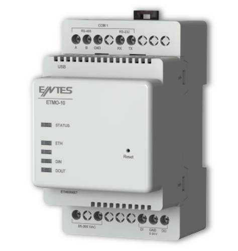 ENTES ETMO-02 Gateway Ethernet, USB, RS-485, RS-232 265V 1St.