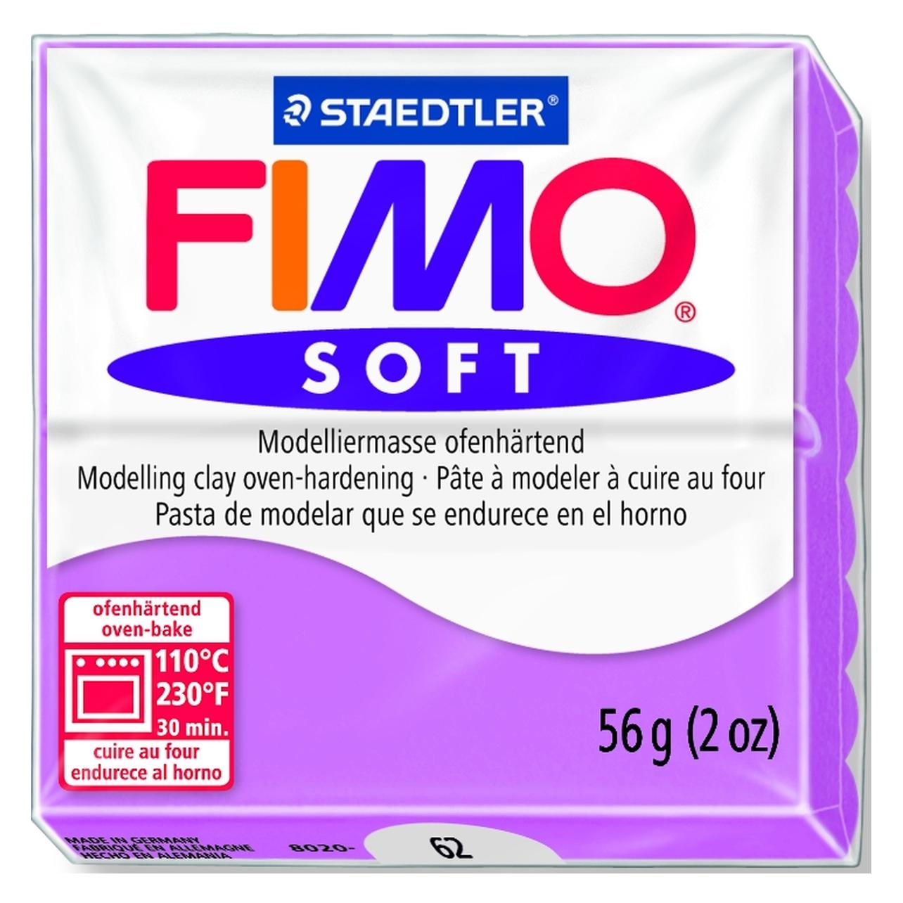 Fimo , Modelliermasse, Knete lavendel soft normal (8020-62)
