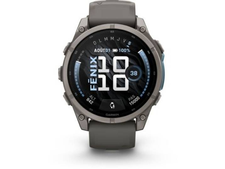 Garmin - Montre Sport Fenix 9 - 47mm Titane / Gris
