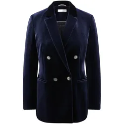 Samt-Blazer Fadenmeister Berlin blau, 38
