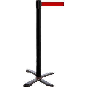 RS-GUIDESYSTEMS Personenleitsystem GLA 10, schwarz, aus Kunststoff, Gurt: 4m in rot