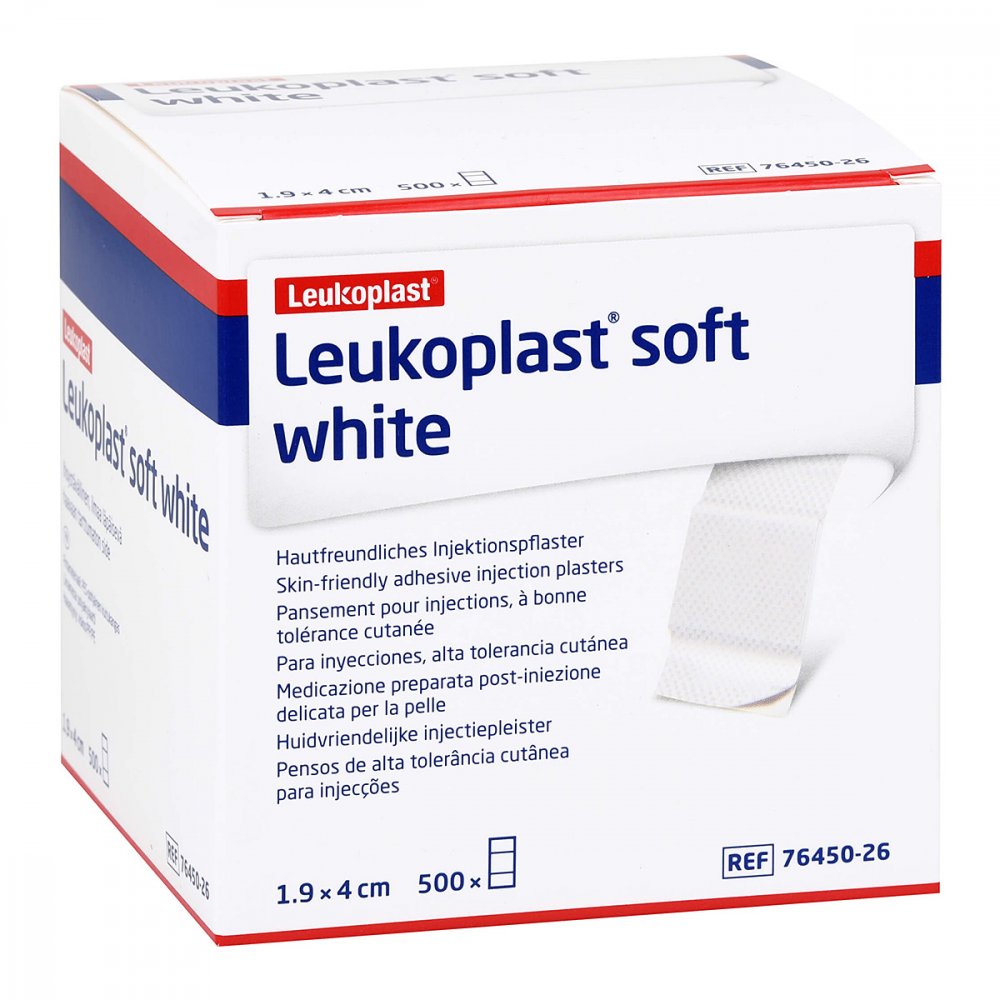BSN medical GmbH Leukoplast soft white Injekt.-pfl.strips 19x40 mm 15424102