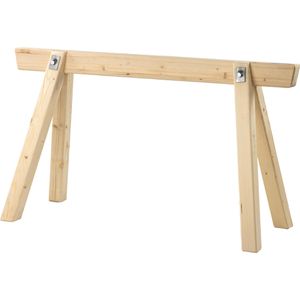 Triuso Arbeitsbock 120B070F, bis 1000 kg, 70 x 120 cm, aus Holz