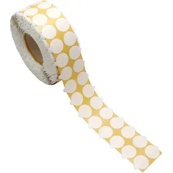 Doppelseitige PET-Klebepunkte, beidseitig stark haftend, 30 mm, 5000 Stück, transparent