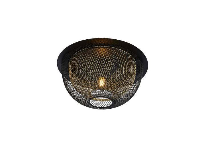 Deckenleuchte Honey, Schwarz, Goldfarben, Metall, Kunststoff, 21 cm, Lampen & Leuchten, Innenbeleuchtung, Deckenleuchten, Deckenleuchten