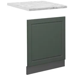 Vicco Küchenschränke Fame-Line, Geschirrspülerblende, Schwarz, Grün