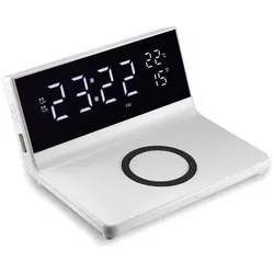 We-Vibe, Wecker, Réveil avec chargeur induction à 15W max, double alarme, lumiosité réglable, 1 p