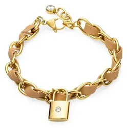 STEFFEN SCHRAUT Armband Schloss Länge 18,5+3cm Edelstahl