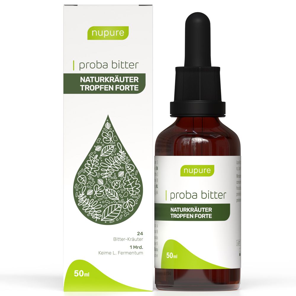 Nupure proba bitter Naturkräuter Tropfen 50 ml zum Einnehmen