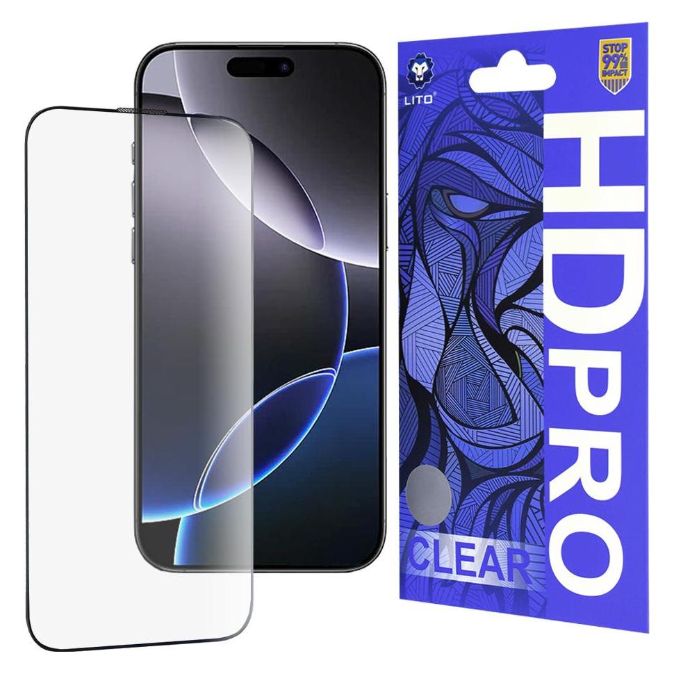 Lito - HD Pro Clear - iPhone 16 Pro Max - Black (Apple iPhone 16 Pro Max) (56358747)