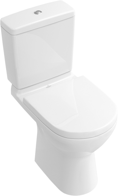 Villeroy und Boch Villeroy & Boch Stand-Tiefspül-WC o.Novo 566101R1  weiss Ceramicplus, für Kombination, Abg. senkrecht