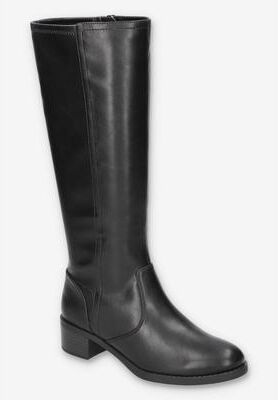 Women's Tucker Tall Boot by Easy Street in Black (Size 10 M)