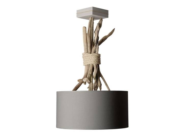 Suspension en bois gris