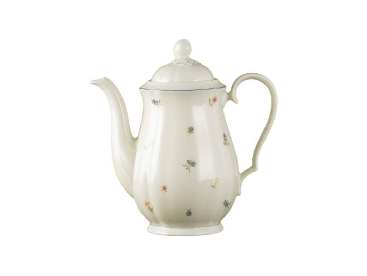 Teekanne SELTMANN WEIDEN Kaffeekanne Marieluise Elfenbein Streublume 1,30 l bunt , bunt, Kannen, Teekanne