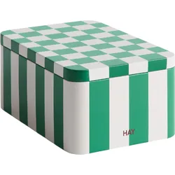 Tin S Aufbewahrungsbox, cremefarben, grün