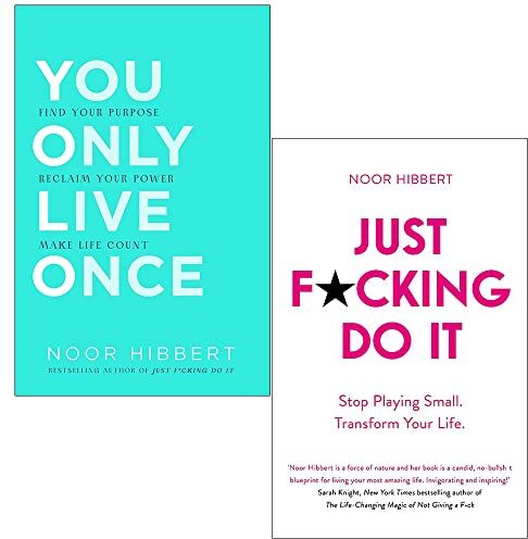 John Murray Noor Hibbert Collection 2 Books Set (You Only Live Once, Just F*cking Do It)