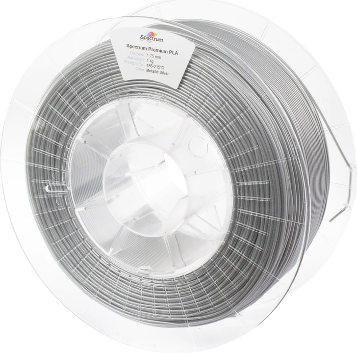 Filament Spectrum PLA Glitter 1.75mm Silver Metallic 1Kg