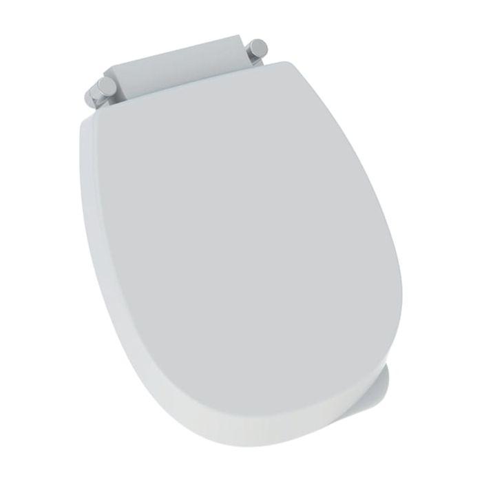Geberit Corso Urinaldeckel 573900000 Scharniere Messing verchromt, weiß