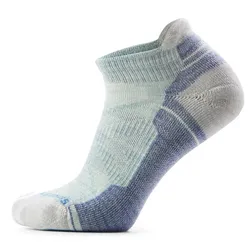 Smartwool Damen Light Cushion Low Ankle Wandersocken - 42-45 - frostygreen