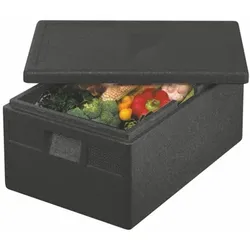 Starpak Isolier-Transportbehälter, EPP 68,5 cm x 48,5 cm x 36 cm schwarz "Euro-Norm"