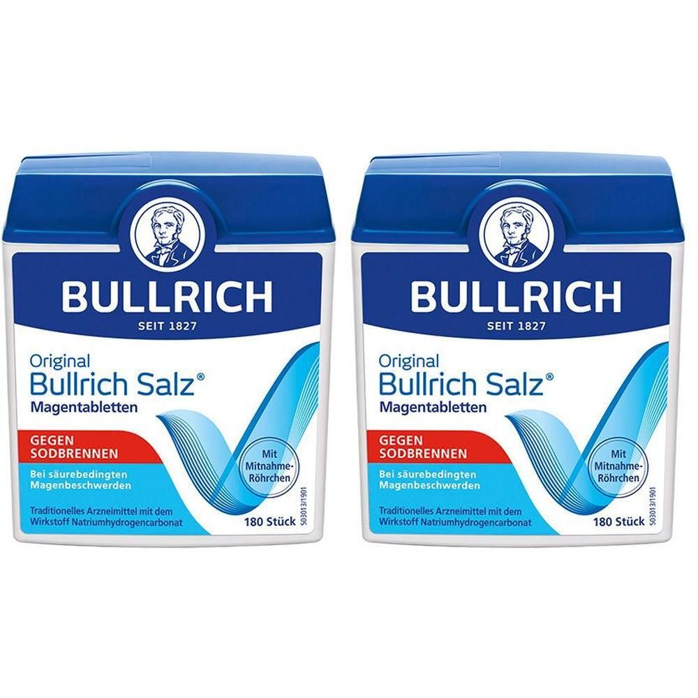 Bullrich Salz Tabletten 2x 2x180 St