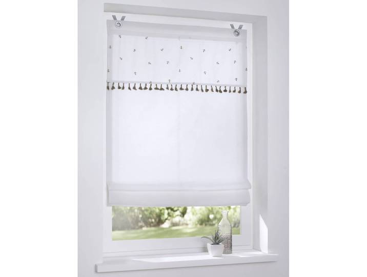 Store bateau Honey 45 x 140cm Blanc