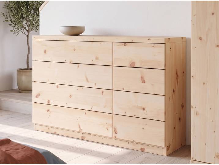Zirbenkommode „Timon“ 150 cm Massivholz Zirbe
