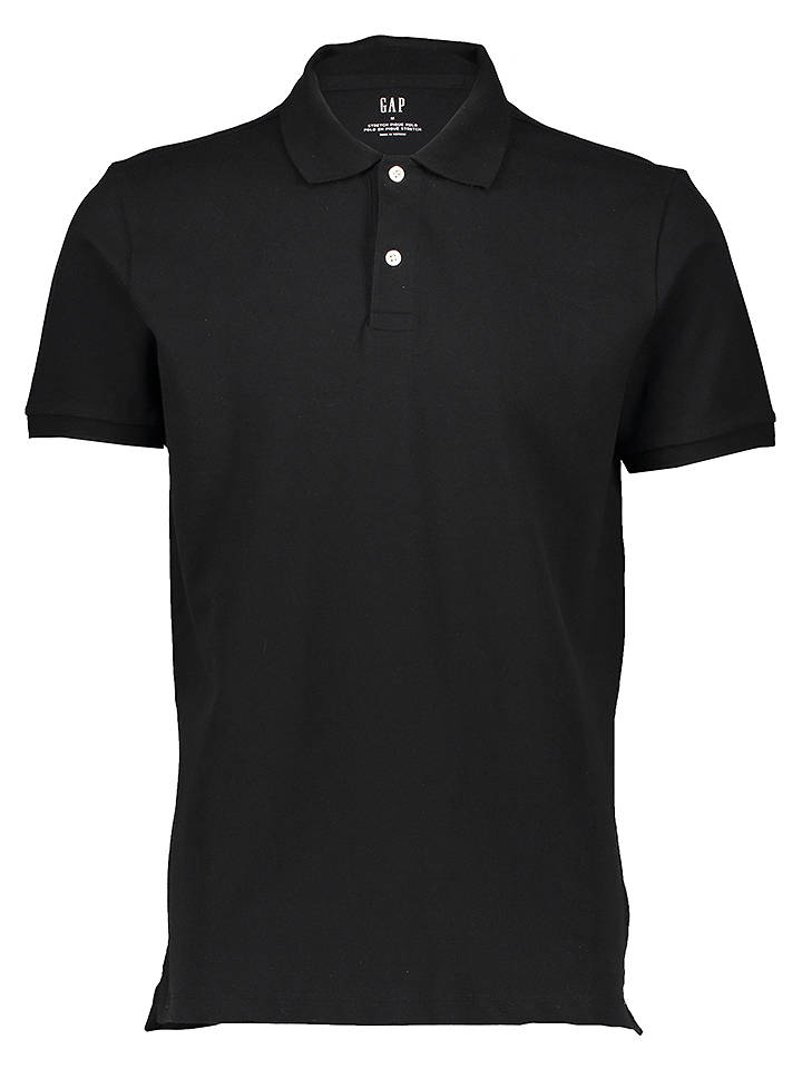 GAP Poloshirt in Schwarz - M