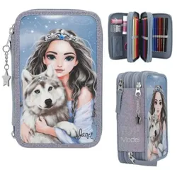 Depesche 13149 TOPModel 3 Fach Federtasche WOLF