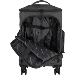 Normani Reisetrolley mit Rucksackfunktion und kleinem 5L Rucksack - 9883, Koffer, Grau