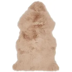 WARM & COMFY Schaffell 100 cm, warm sand Wolle Beige Sand cm