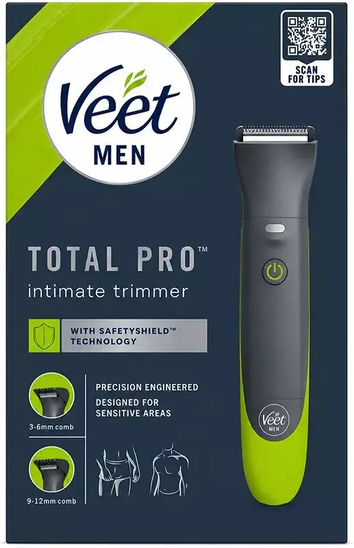 Veet Elektrischer Trimmer für Männer Total Pro für empfindliche
