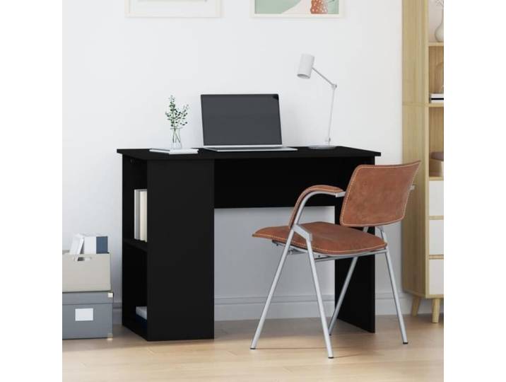 Bureau Noir 100x55x75 cm Bois d'ingénierie-AKO7370392648030
