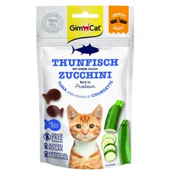 GimCat Crunchy Snacks Thunfisch & Zucchini 50 g Knusprige Katzenleckerlis