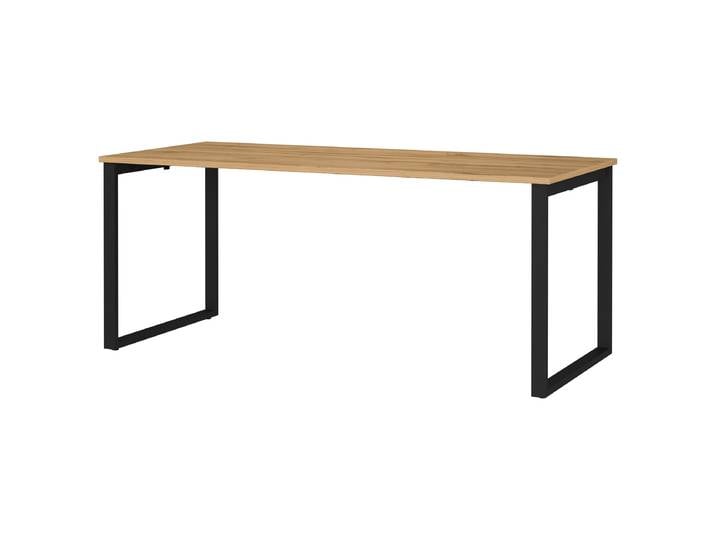 Schreibtisch Tivolo 180cm Braun/Eiche Grandson Dekor Kufen