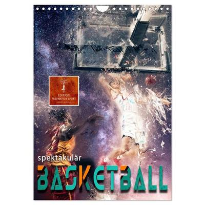 Basketball spektakulär (Wandkalender 2027 DIN A4 hoch), CALVENDO Monatskalender