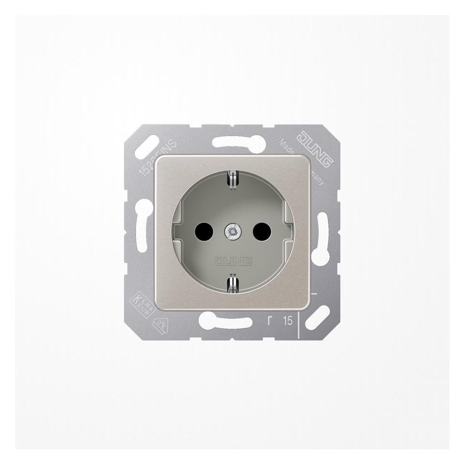 JUNG Steckdose 1f gr UP IP20 ZP Schutzkontakt CD5120BFPG (CD5120BFPG)