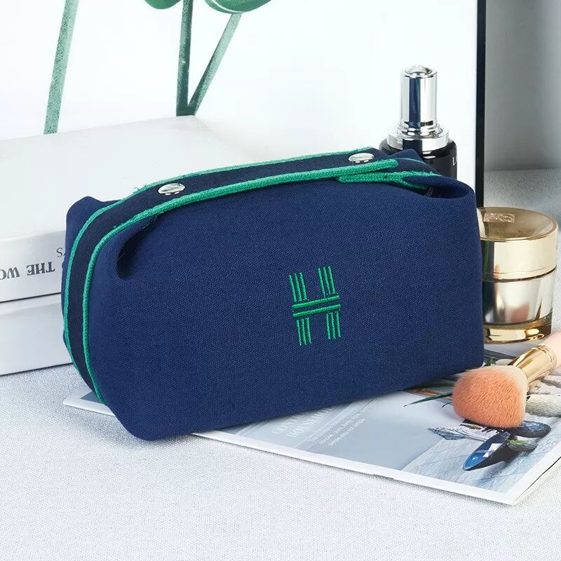 INF Tragbare Premium-Kosmetiktasche – Große Kapazität für Toilettenartikel Blau