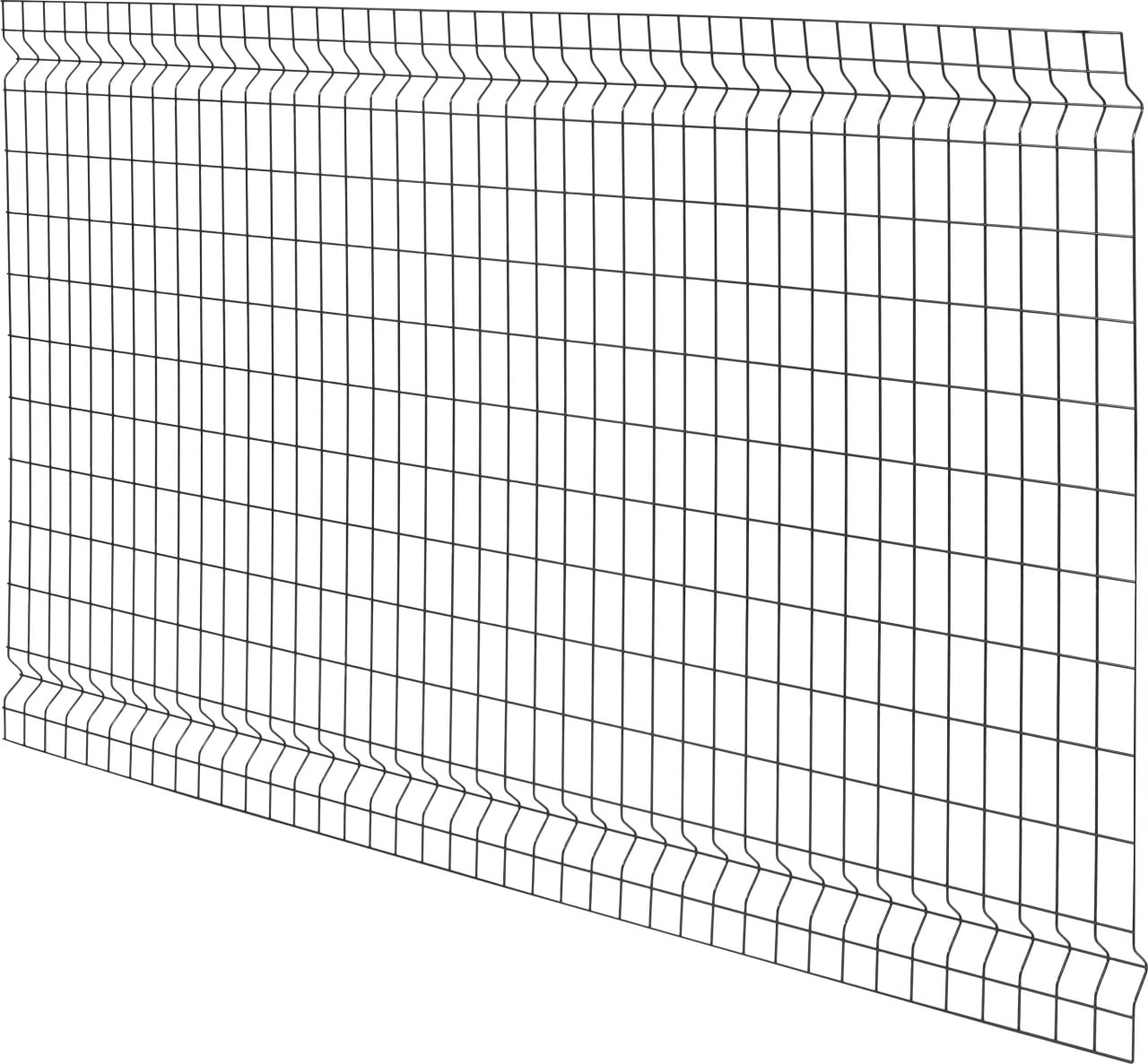 Floraworld Einstabmatten-Zaun Standard 3D 200 x 120 cm anthrazit