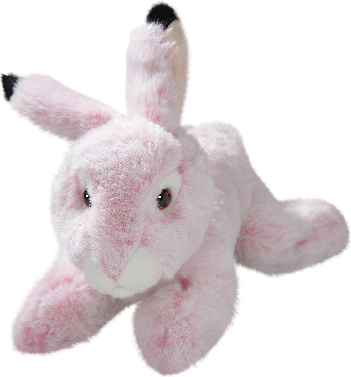 Carl Dick Pluche knuffel konijn, roze, 20 cm lang