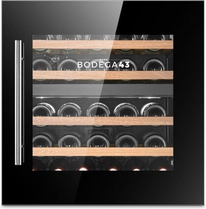 Einbau Weinklimaschrank BODEGA43-25 - 2 Zonen - 38dB - 4 Plattformen - Vollglas Türen