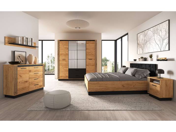 Schlafzimmer-Set Schlafzimmer Set 5-teilig – URSO