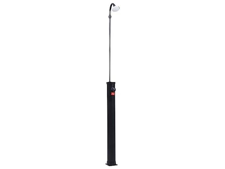 vidaXL Zonne-tuindouche, zwart, 214,9 cm, 2,1 gal