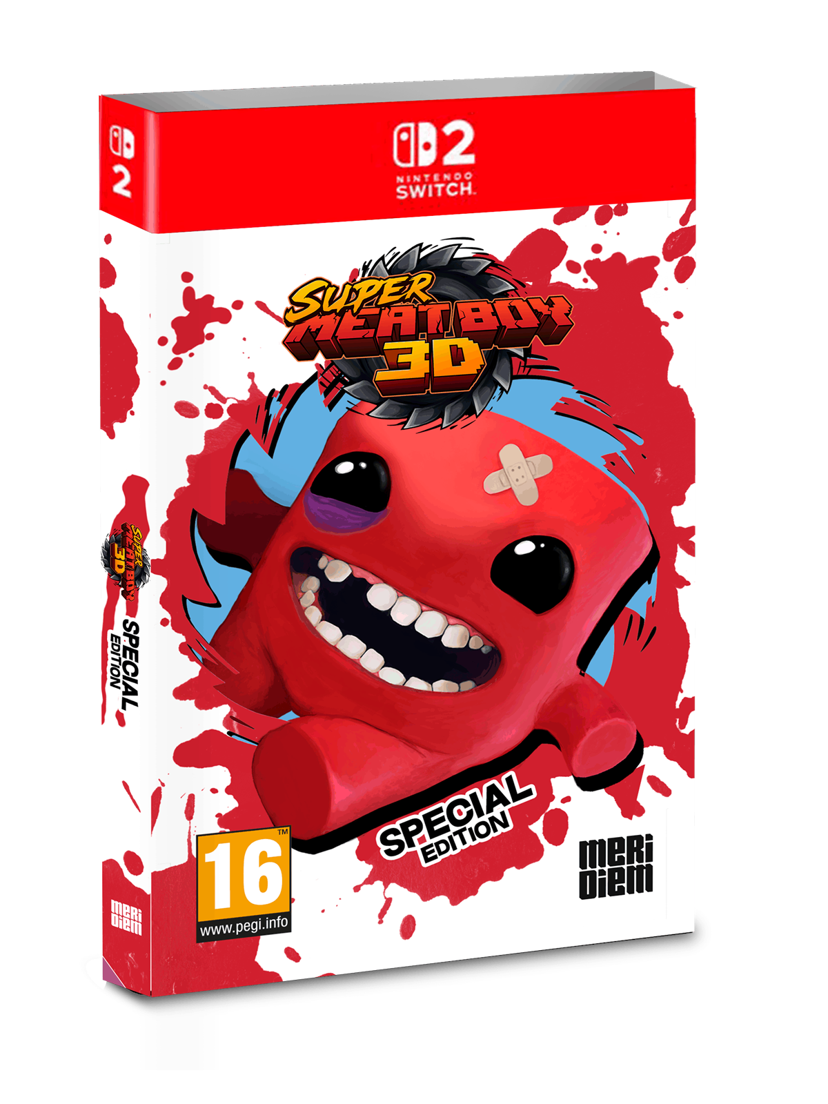 Super Meat Boy 3D (Special Edition) - Nintendo Switch 2 - Platformer - PEGI 16