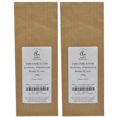 Birkenblätter 2x 2x100 g